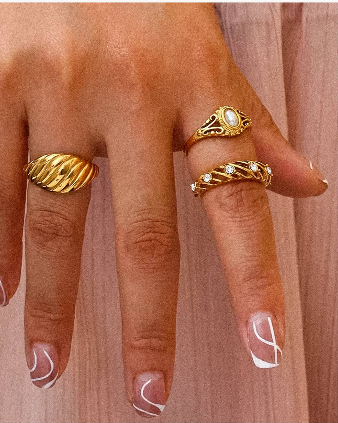 Goccia di Perla Ring - Image 3